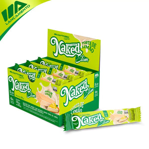 Naked Protein Slim Torta de Limão Cx com 12 unidades de 25g