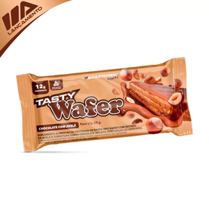 Tasty Wafer Chocolate com Avelã 50G CX12