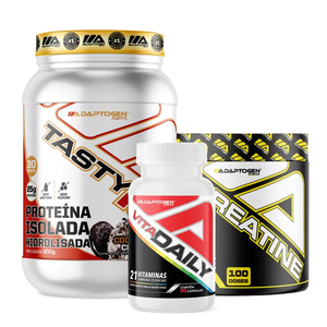 Combo Tasty Iso 900g + Vita Daily + Creatina Platinum 300g